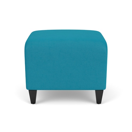 Lesro Siena Lounge Reception 1 Seat Bench, Black, OH Waterfall Upholstery SN1001